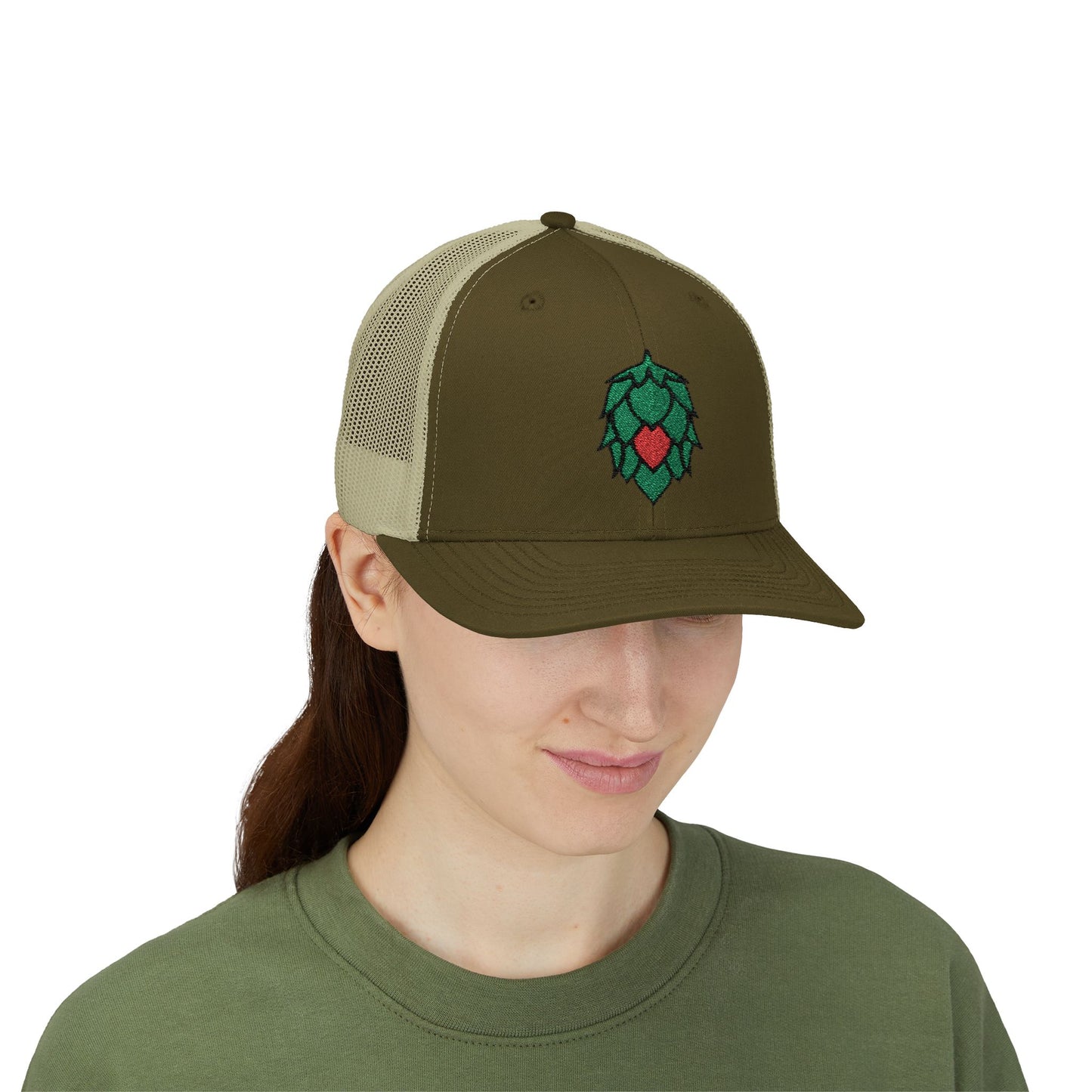 Hop Love - Embroidered Snapback Trucker Cap