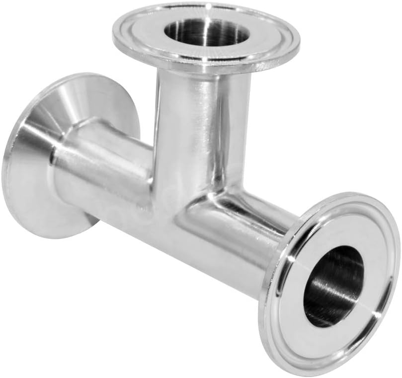 Stainless Tri-Clamp Tee with Reduced 3/4" tubing| 1.5" TC