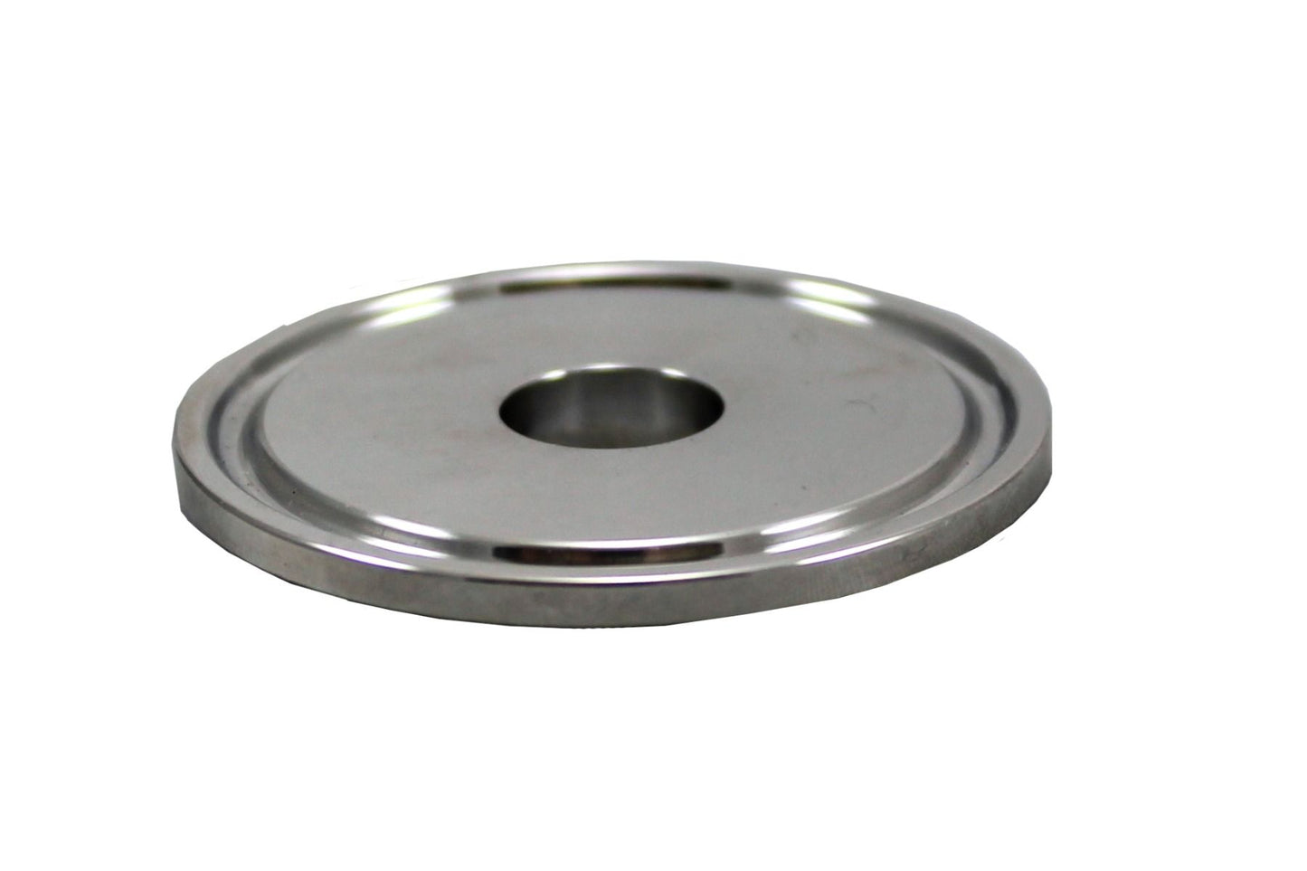 Stainless Tri-Clamp Cap with 1/2" Cut Out | 1.5"