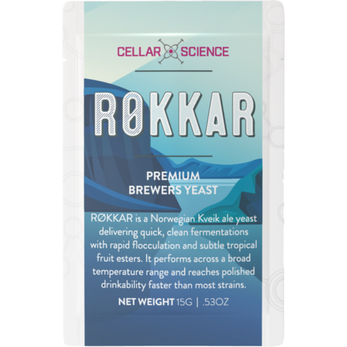 CellarScience® RØKKAR Dry Yeast | Norwegian Ale | Premium Beer Yeast