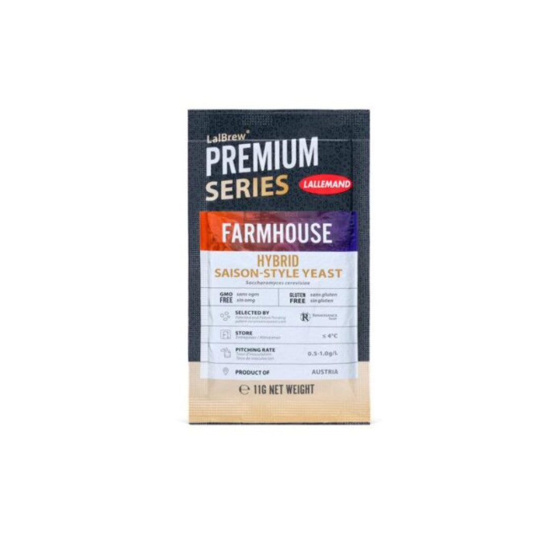 Lallemand | LalBrew® Farmhouse™ Hybrid Saison Style Yeast | Dry Beer Yeast