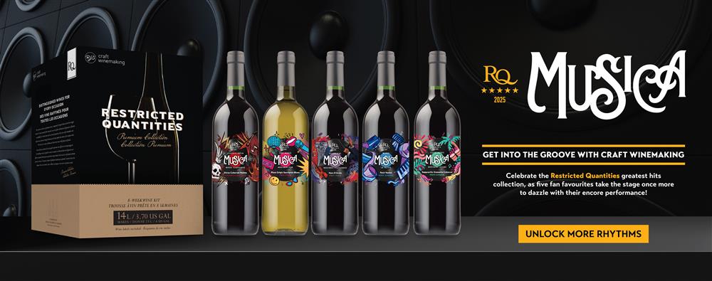 RJS Restricted Quantity Wine Kits 2025