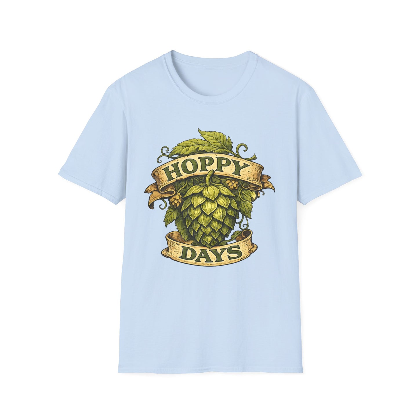 Hoppy Days T-Shirt — Beer Hops Graphic Tee for Brewers & Beer Lovers