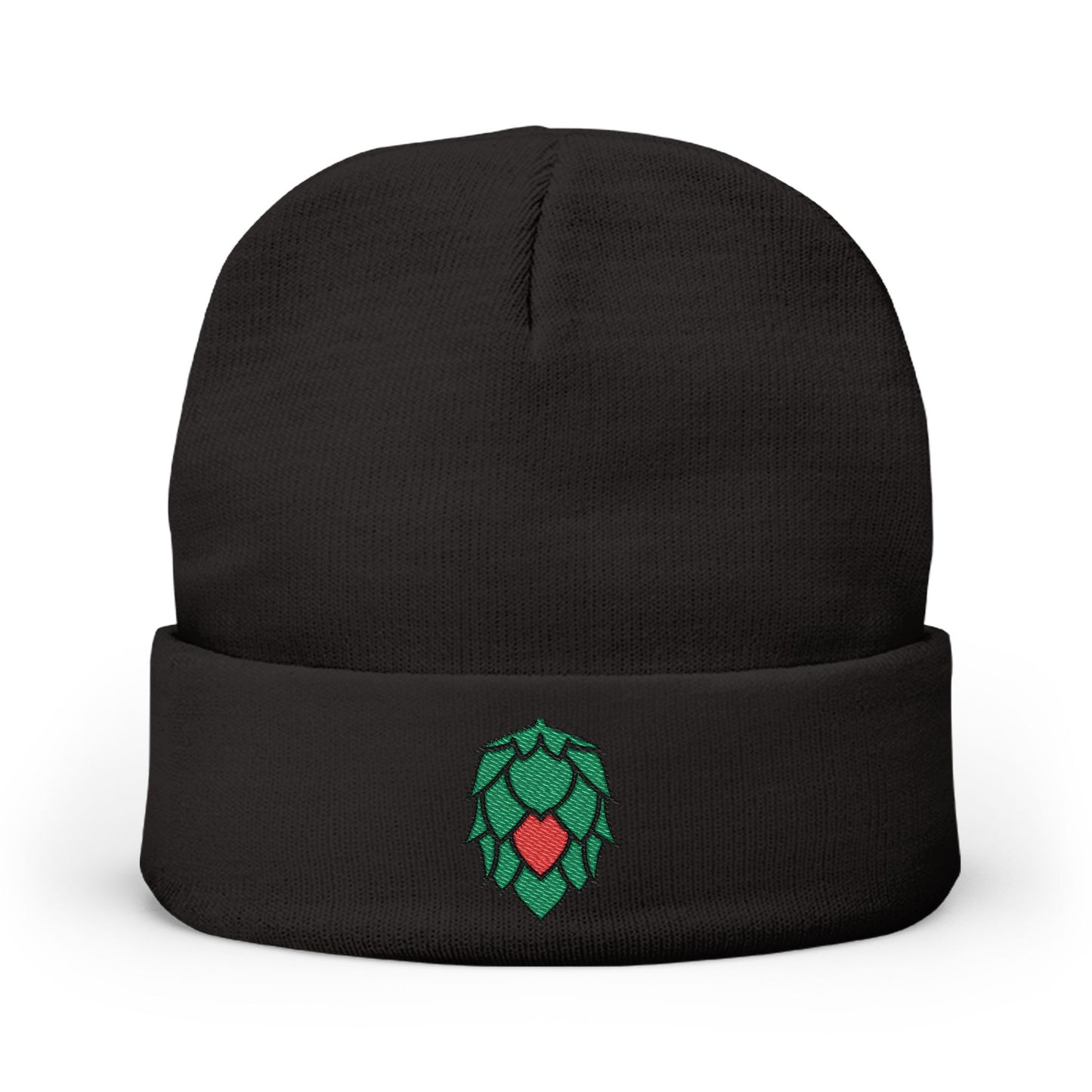 Hop Love Embroidered Knit Beanie