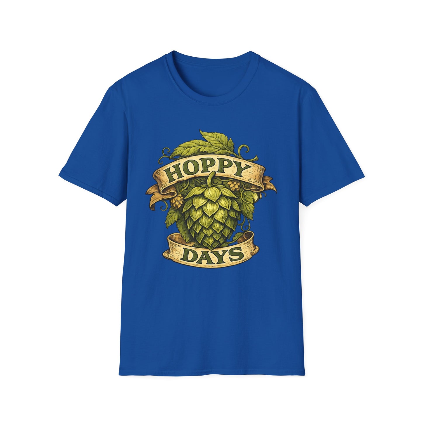 Hoppy Days T-Shirt — Beer Hops Graphic Tee for Brewers & Beer Lovers