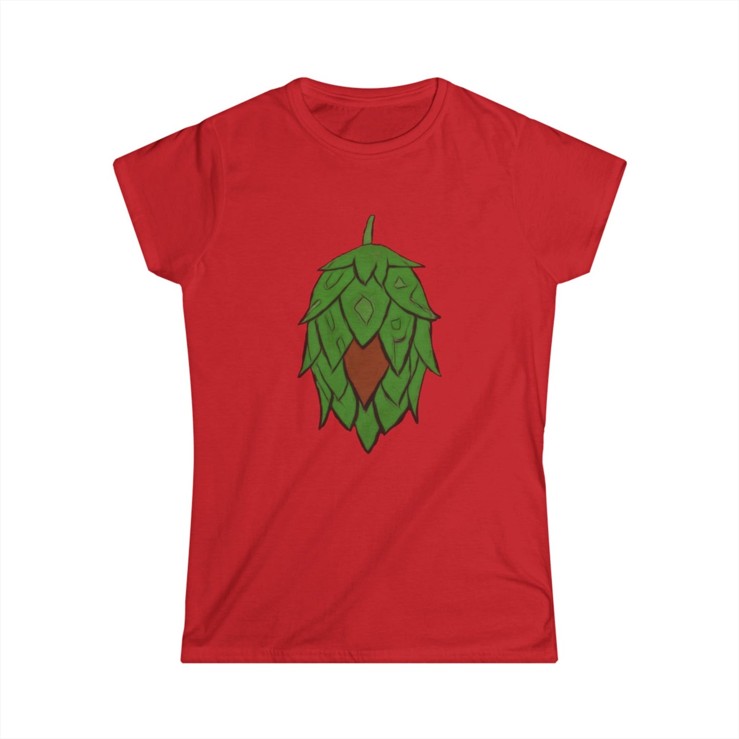 Hop-Love Women's Softstyle Tee - Perfect for Beer Lovers