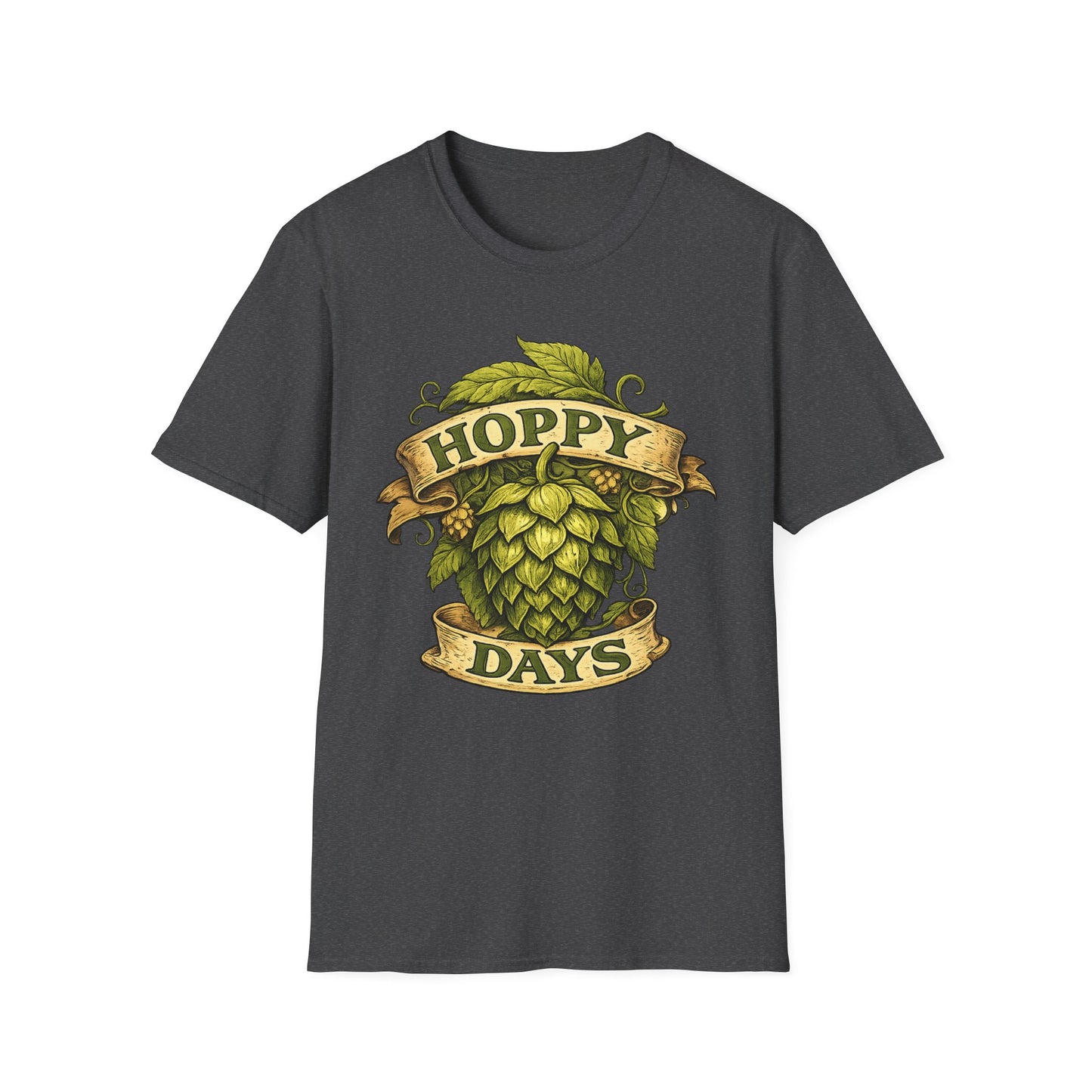 Hoppy Days T-Shirt — Beer Hops Graphic Tee for Brewers & Beer Lovers