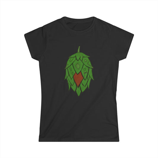 Hop-Love Women's Softstyle Tee - Perfect for Beer Lovers