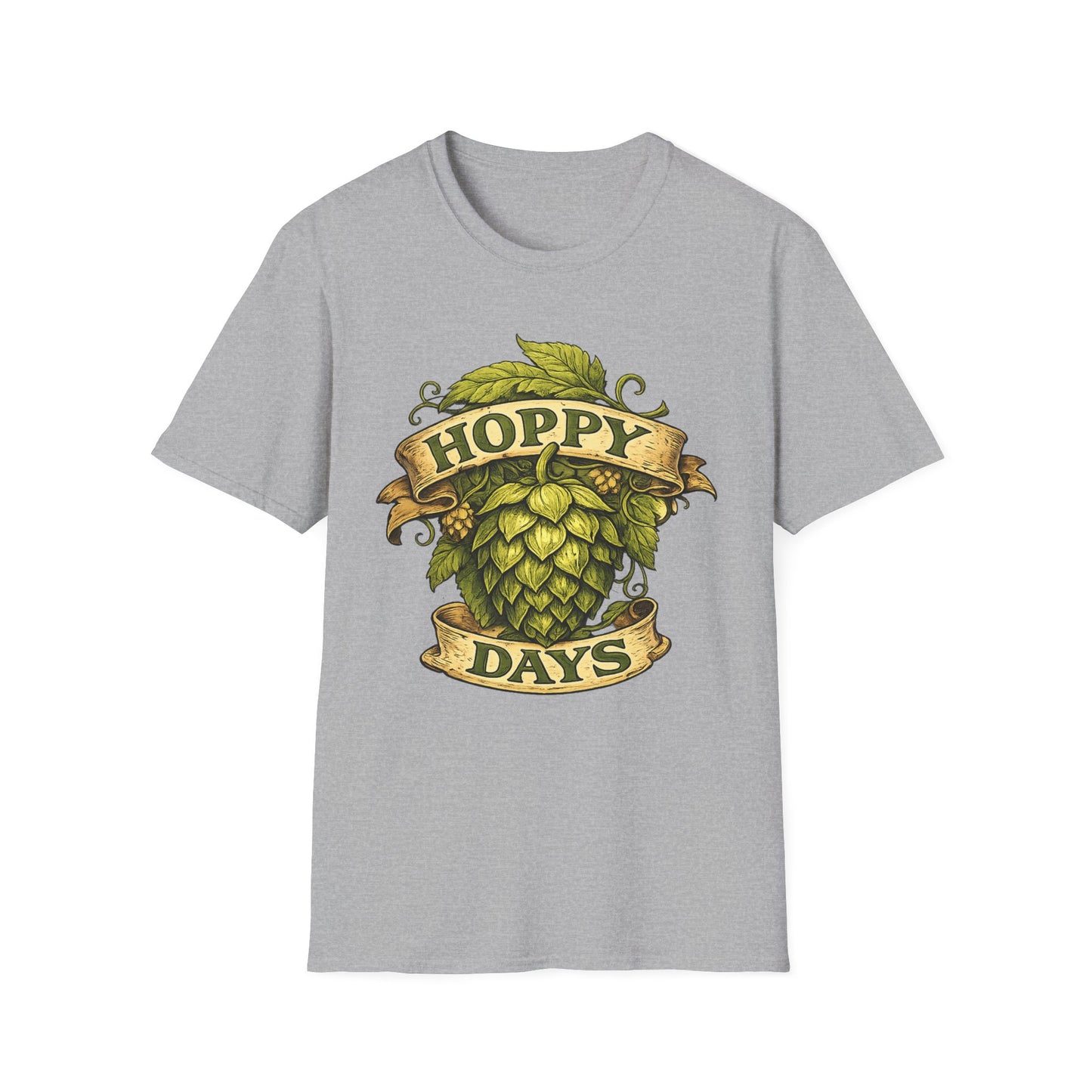 Hoppy Days T-Shirt — Beer Hops Graphic Tee for Brewers & Beer Lovers