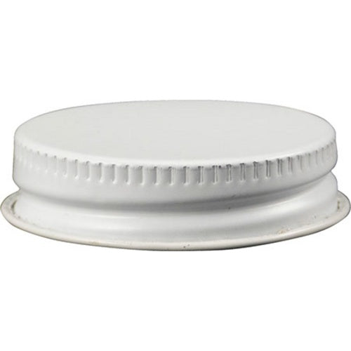 White Metal Screw Caps, 38mm