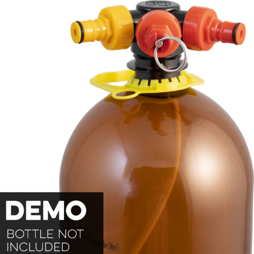 KegLand Oxebar Mono PET Keg | Ball Lock Adapter Tapping Head